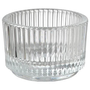 Tea Light Candle Holders ⎜Glass (set of 40)