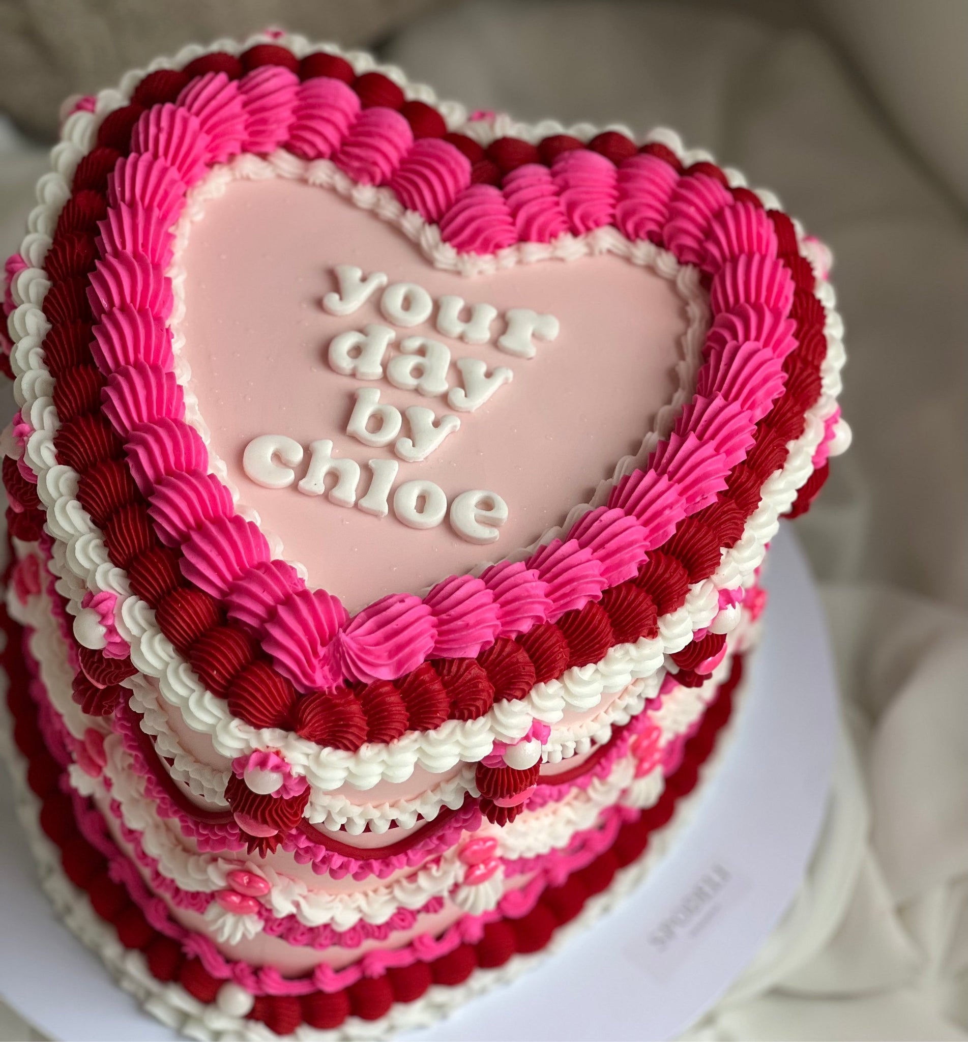 Easy Heart-Shaped Cake